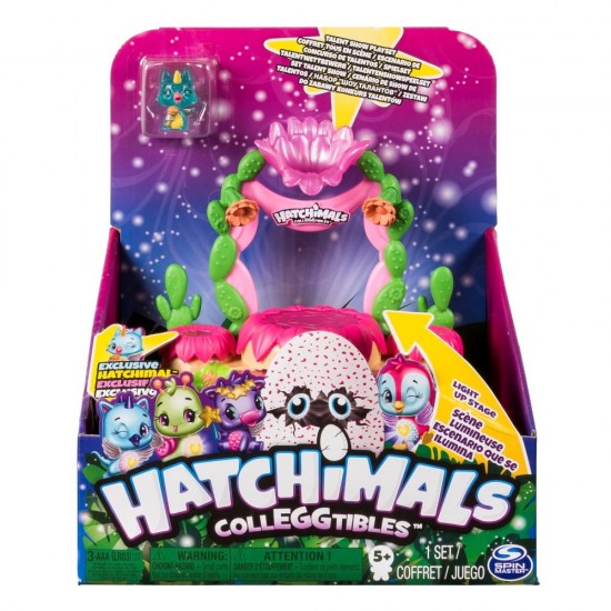 Set de joaca Hatchimals Talent Show cu lumini