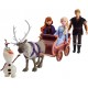 Set de joaca cu 5 personaje Frozen 2 - Aventuri pe sanie