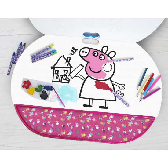 Set pentru desen 5 in 1 Gigablock Peppa Pig