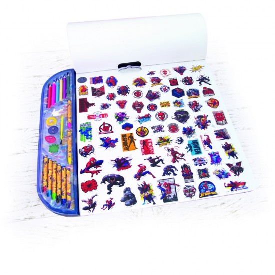 Set pentru desen 5 in 1 Gigablock Spiderman