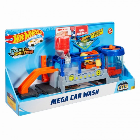 Spalatorie auto cu culori schimbatoare Hot Wheels