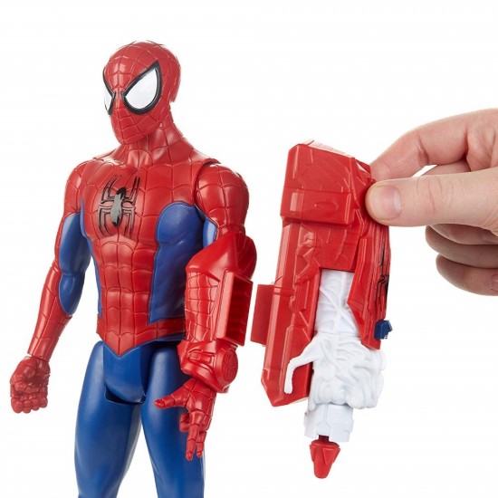 Figurina Spiderman Titan Power Pack cu lansator