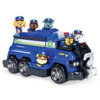 Super masina de politie Chase cu 6 catelusi Paw Patrol