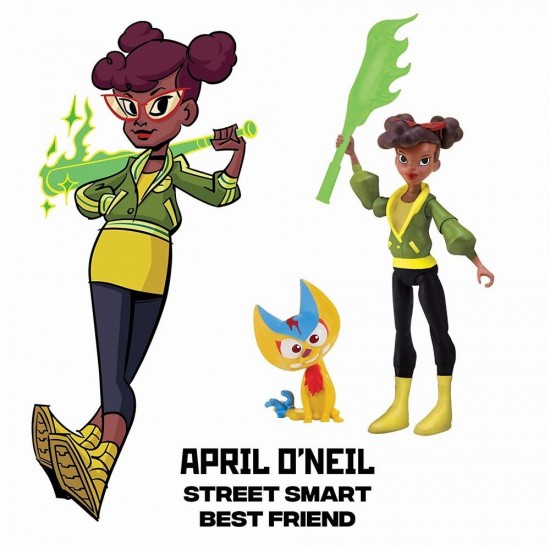 Figurina April Oneil cu accesorii Testoasele Ninja 