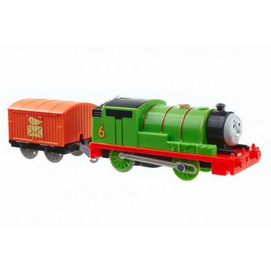 Locomotiva Percy cu vagon Thomas Trackmaster 