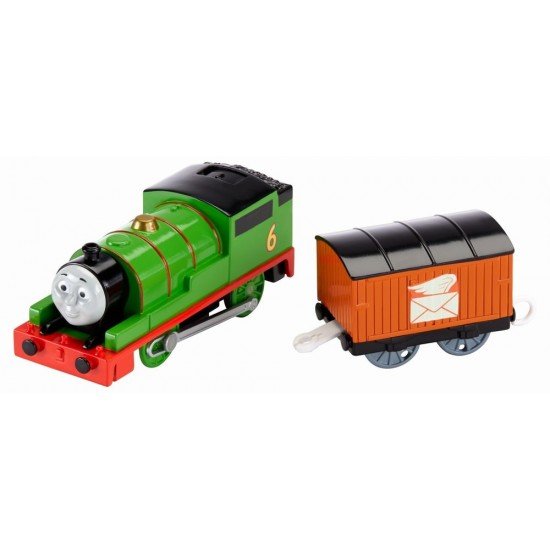 Locomotiva Percy cu vagon Thomas Trackmaster 