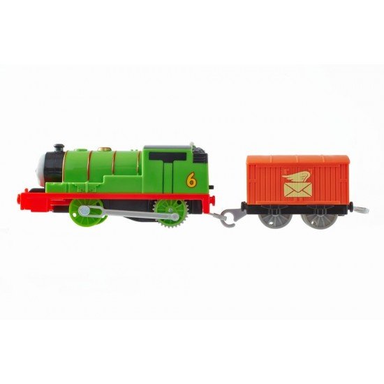 Locomotiva Percy cu vagon Thomas Trackmaster 