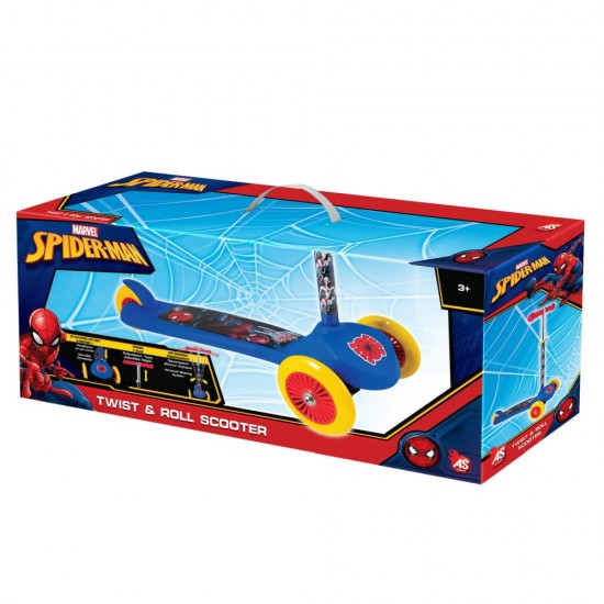 Trotineta Twist and Roll Spiderman