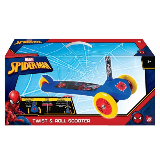 Trotineta Twist and Roll Spiderman