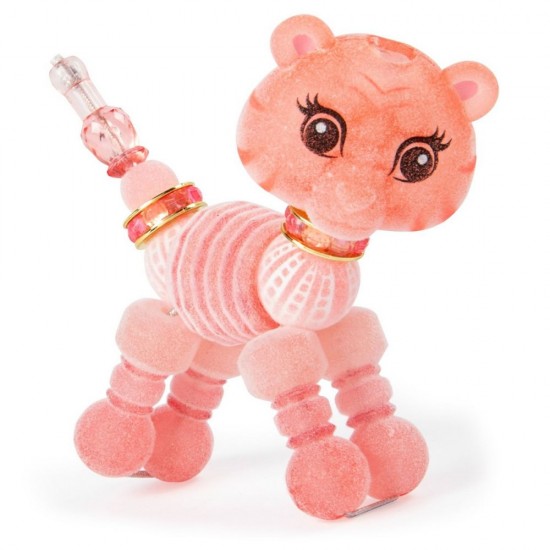 Set 3 bratari animalute catel, tigru si surpriza Twisty Petz