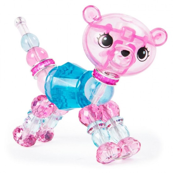 Set 3 bratari animalute ursulet, pisicuta si surpriza Twisty Petz 