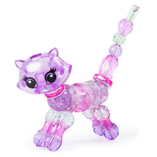 Set 3 bratari animalute ursulet, pisicuta si surpriza Twisty Petz 