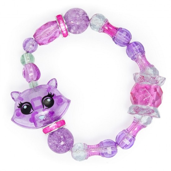 Set 3 bratari animalute ursulet, pisicuta si surpriza Twisty Petz 