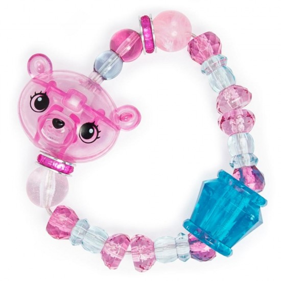 Set 3 bratari animalute ursulet, pisicuta si surpriza Twisty Petz 