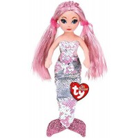 Sirena roz de plus Ty cu paiete 27 cm