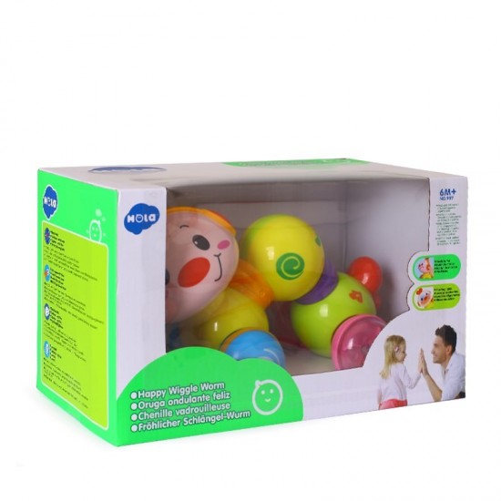 Jucarie bebelusi Viermisorul plimbaret cu sunete si lumini