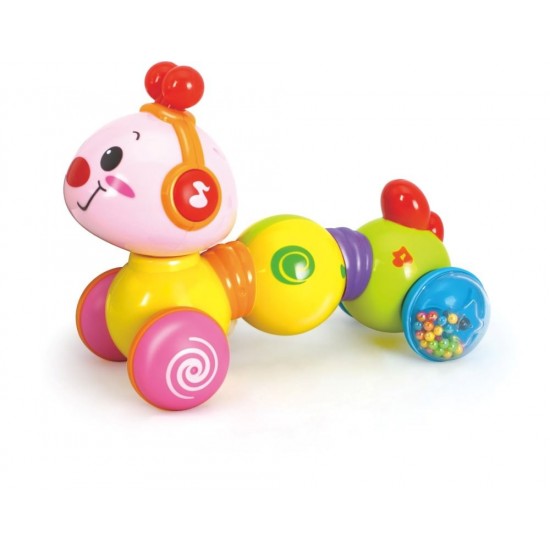 Jucarie bebelusi Viermisorul plimbaret cu sunete si lumini