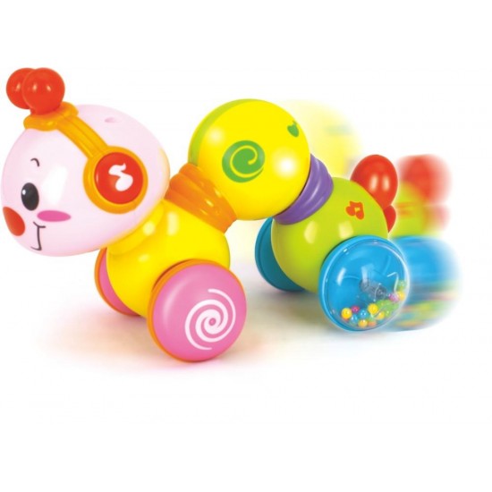 Jucarie bebelusi Viermisorul plimbaret cu sunete si lumini