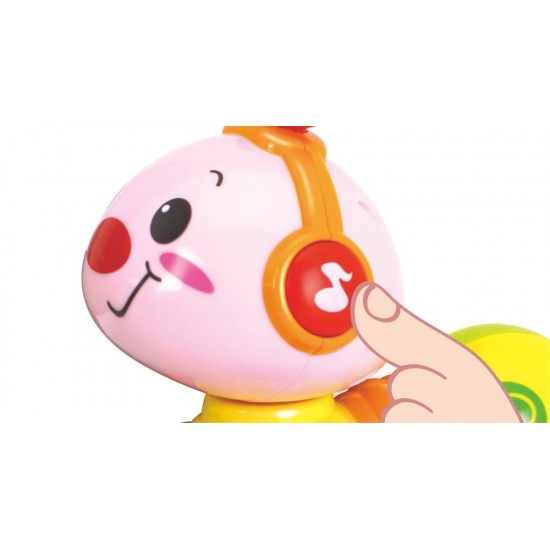 Jucarie bebelusi Viermisorul plimbaret cu sunete si lumini