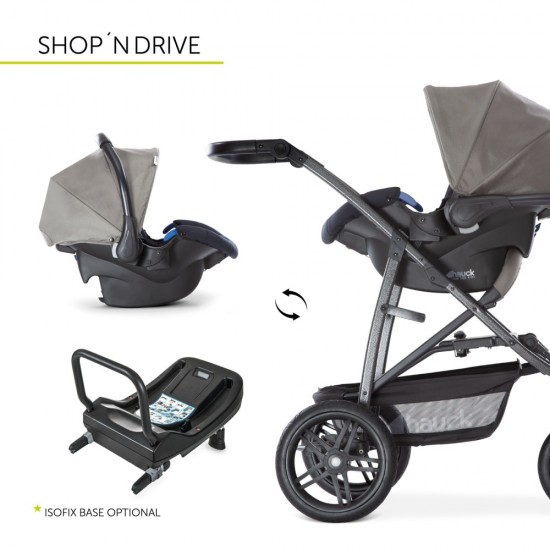 Carucior 3 in 1 Rapid 3R Trio Set Charcoal