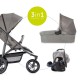 Carucior 3 in 1 Rapid 3R Trio Set Charcoal