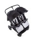 Carucior Dublu Rapid 3R Duo Silver Charcoal