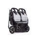 Carucior Dublu Rapid 3R Duo Silver Charcoal