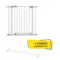Poarta Siguranta Open'n Stop White + Cadou Extensie 9 cm White - 75 - 89 cm