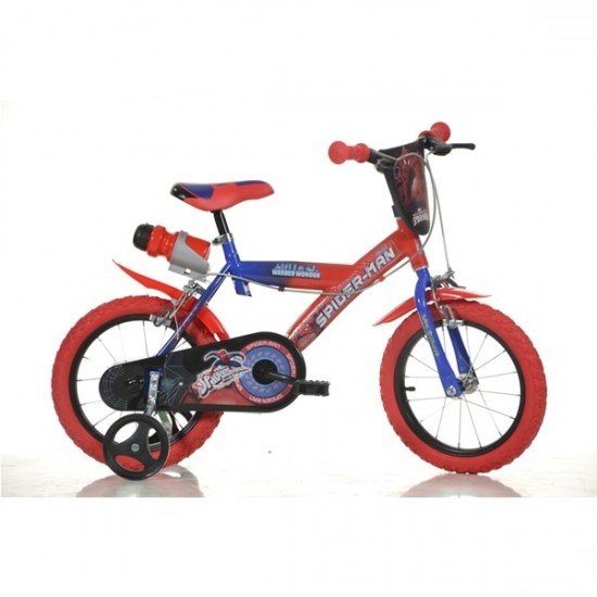 Bicicleta copii Spiderman 16 inch Dino Bikes 163S