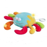 Jucarie muzicala Crab Brevi Soft Toys