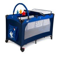 Patut pliant 2 niveluri Juju Sleepy Baby Space Adventure