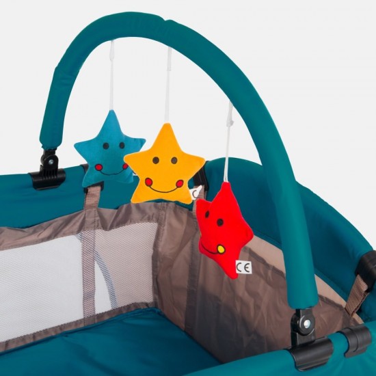 Patut pliant 2 niveluri Juju Sleepy Baby Space Doggy