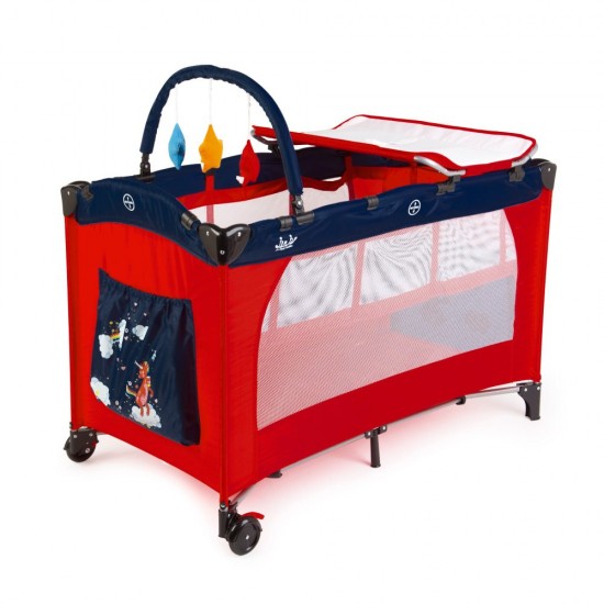 Patut pliant 2 niveluri Juju Sleepy Baby Unicorn