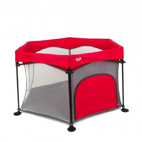 Tarc de joaca pliant Juju Play All Day Rosu-Gri
