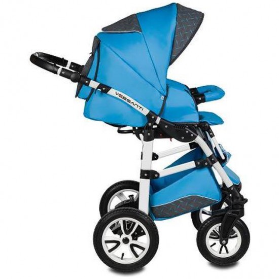 Carucior Flamingo Easy Drive 3 in 1 - Vessanti - Blue