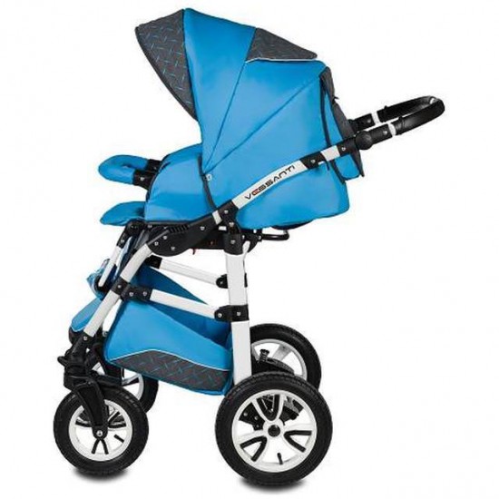 Carucior Flamingo Easy Drive 3 in 1 - Vessanti - Blue