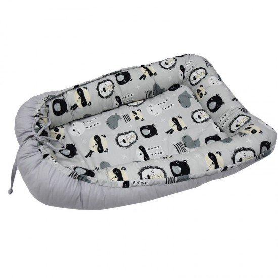 Baby Nest bumbac Eko Panda