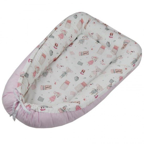 Baby Nest Eko Pink Mice