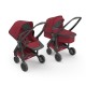 Carucior 2 in 1 Greentom 100% Ecologic Black Cherry