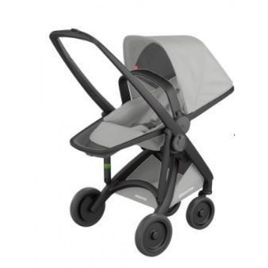 Carucior 2 In 1 Greentom 100% Ecologic Black Grey 