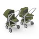 Carucior 2 in 1 Greentom 100% Ecologic Grey Olive