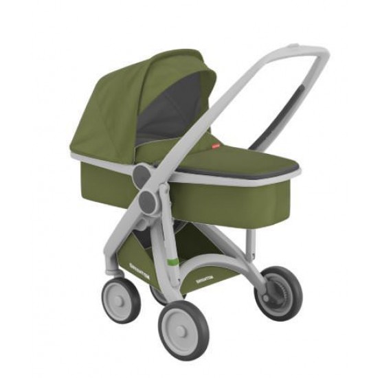 Carucior 2 in 1 Greentom 100% Ecologic Grey Olive