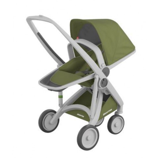 Carucior 2 in 1 Greentom 100% Ecologic Grey Olive