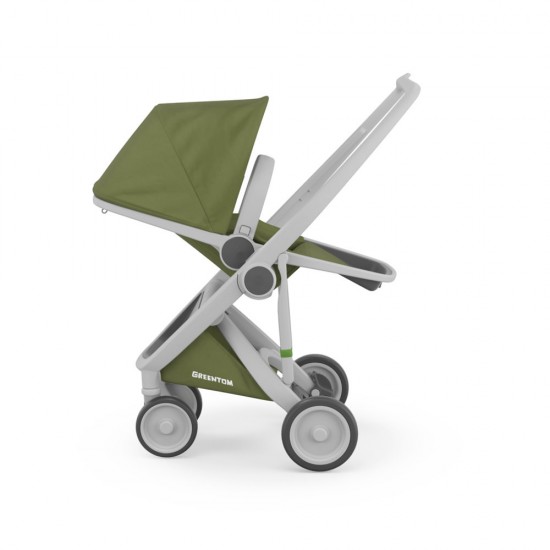 Carucior 2 in 1 Greentom 100% Ecologic Grey Olive