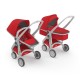 Carucior 2 in 1 Greentom 100% Ecologic Grey Red