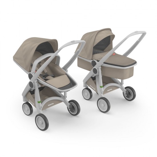 Carucior 2 in 1 Greentom 100% Ecologic Grey Sand