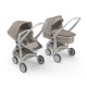 Carucior 2 in 1 Greentom 100% Ecologic Grey Sand