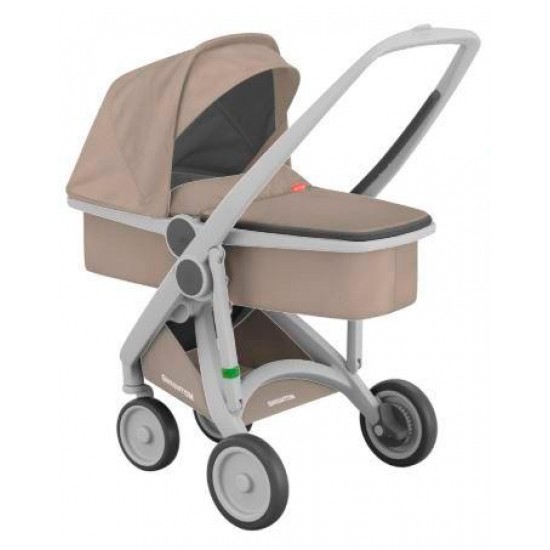 Carucior 2 in 1 Greentom 100% Ecologic Grey Sand