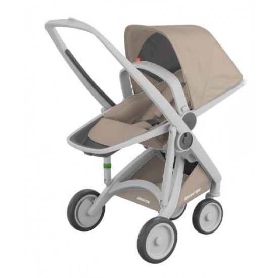 Carucior 2 in 1 Greentom 100% Ecologic Grey Sand