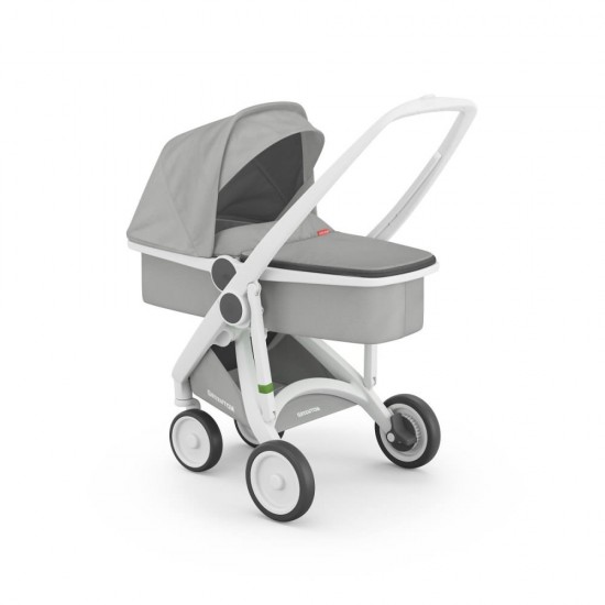 Carucior 2 in 1 Greentom 100% Ecologic White Grey 